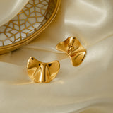 Irregular 18K Gold-Plated Earrings - Fashiofinesse