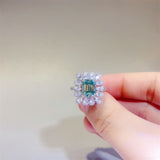 1 Carat Moissanite 925 Sterling Silver Ring - Fashiofinesse